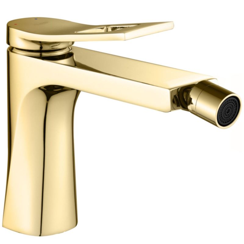 Baterie bideu Soul Gold, finisaj Auriu, galvanizat, montaj pe bideu
