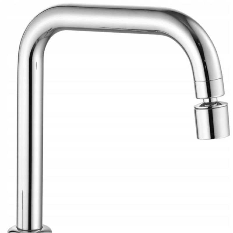 Baterie bucatarie Polo Chrome, finisaj Crom, perlator aer, montaj pe blat