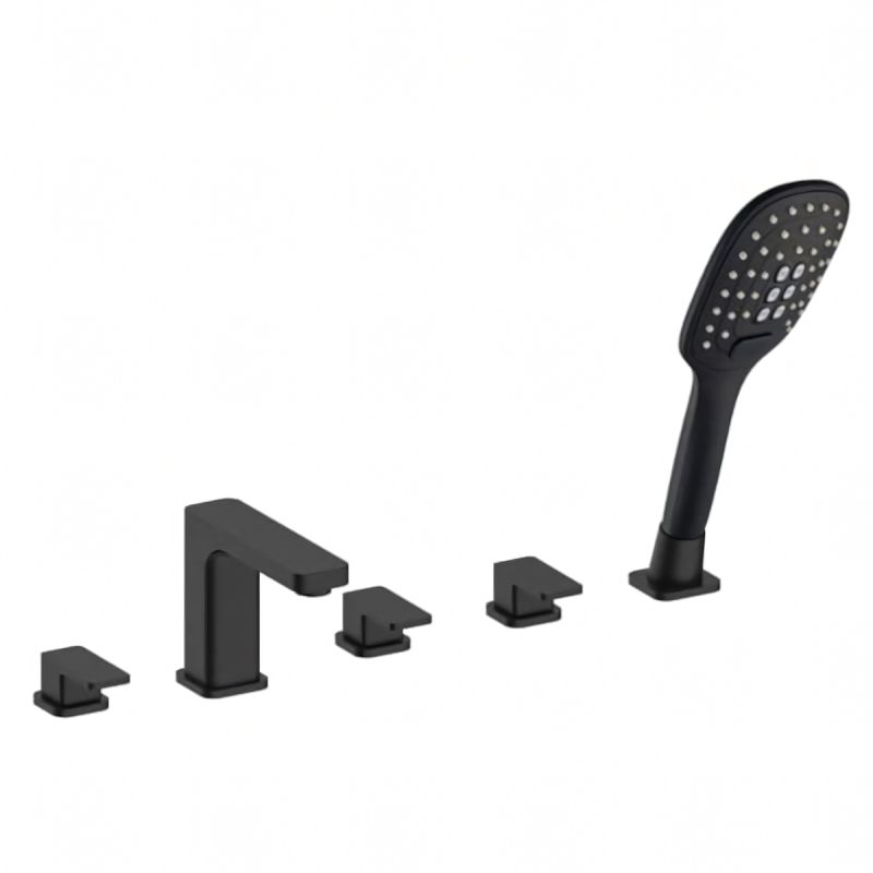Baterie cada Ego-Tulum 5 gauri, Negru mat, montaj pe cada