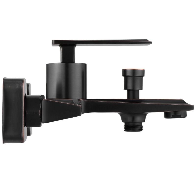 Baterie cada Romano Black, finisaj Negru Mat, galvanizat, margini periate, montaj pe perete