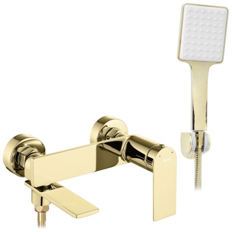 Baterie cada Storm Gold, finisaj Auriu, galvanizat, montaj pe perete