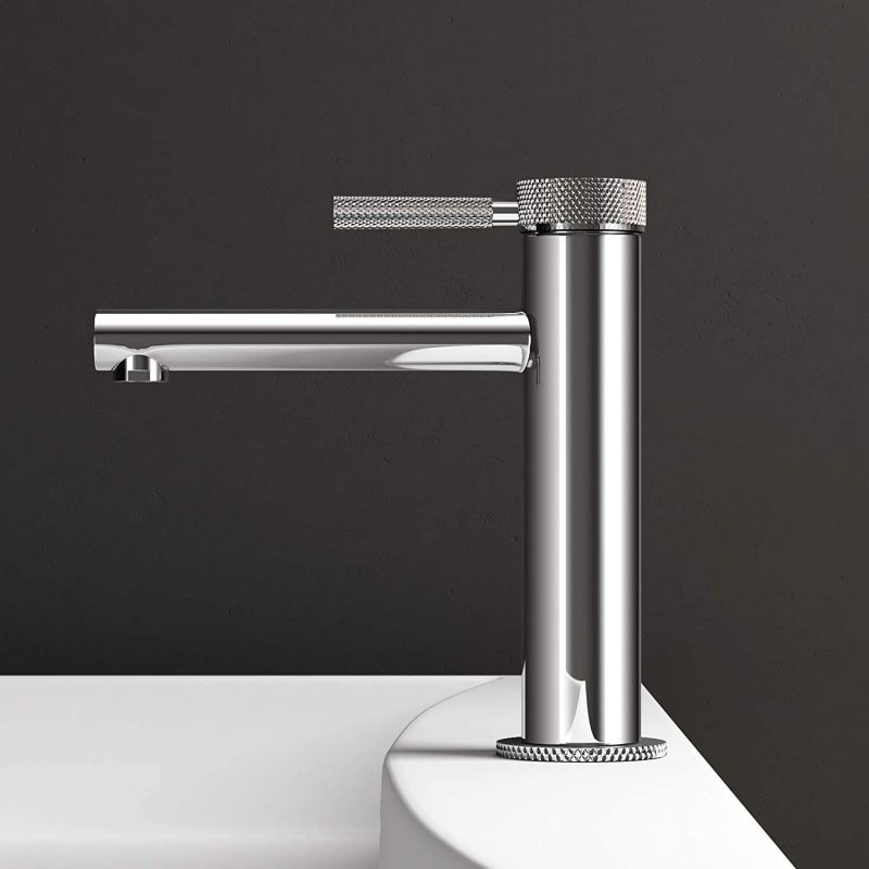 Baterie lavoar EGO-Tiona Chrome, montaj pe lavoar, finisaj Crom, perlator aer, design deosebit