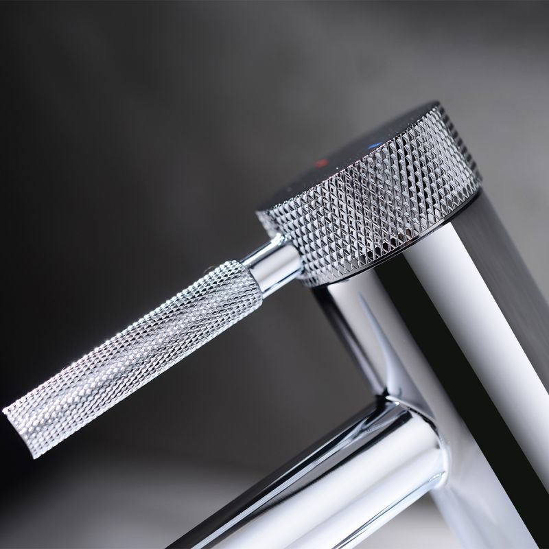 Baterie lavoar EGO-Tiona Chrome, montaj pe lavoar, finisaj Crom, perlator aer, design deosebit
