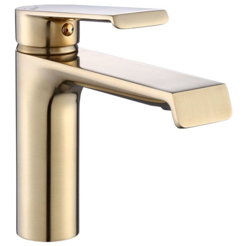 Baterie lavoar Hass Gold, finisaj periat Auriu, galvanizat, montaj pe lavoar