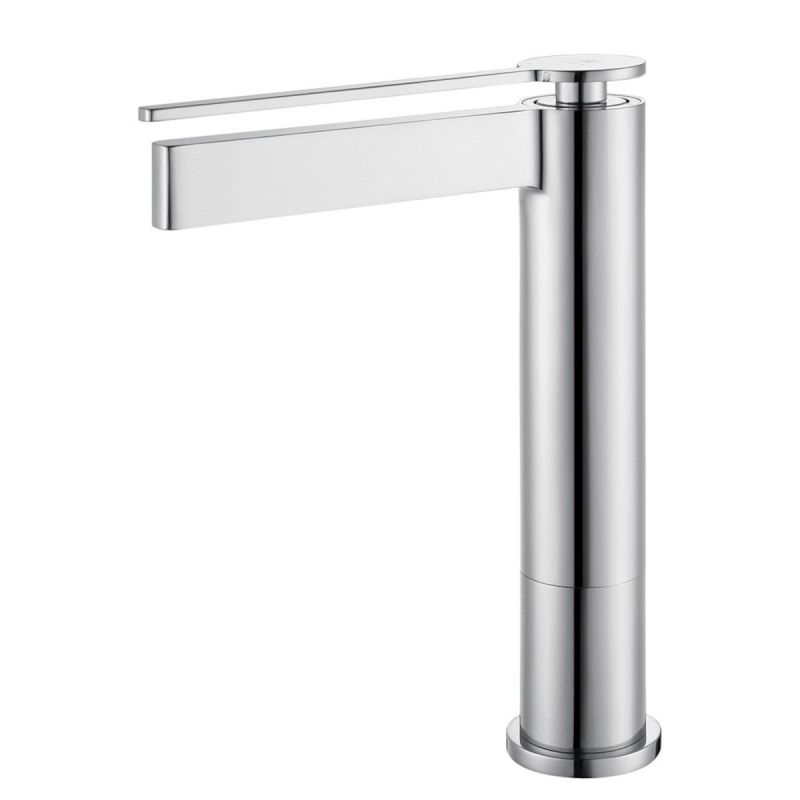 Baterie lavoar, maner si pipa slim, Crom, montaj pe blat, Elis