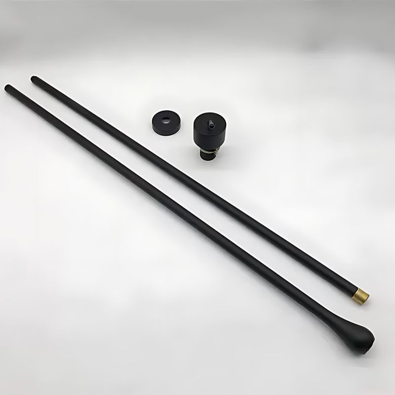 Baterie lavoar Maty cu montaj din tavan, Negru mat, Royalty Line by Ego