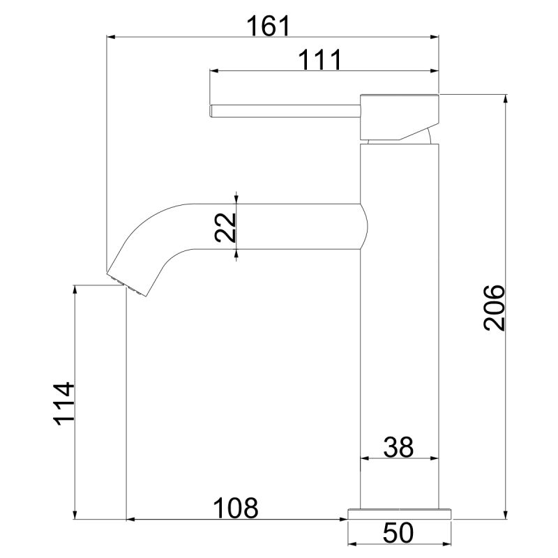 Baterie lavoar, Nichel Mat, Perlator, otel inoxidabil, montaj pe lavoar, Fino