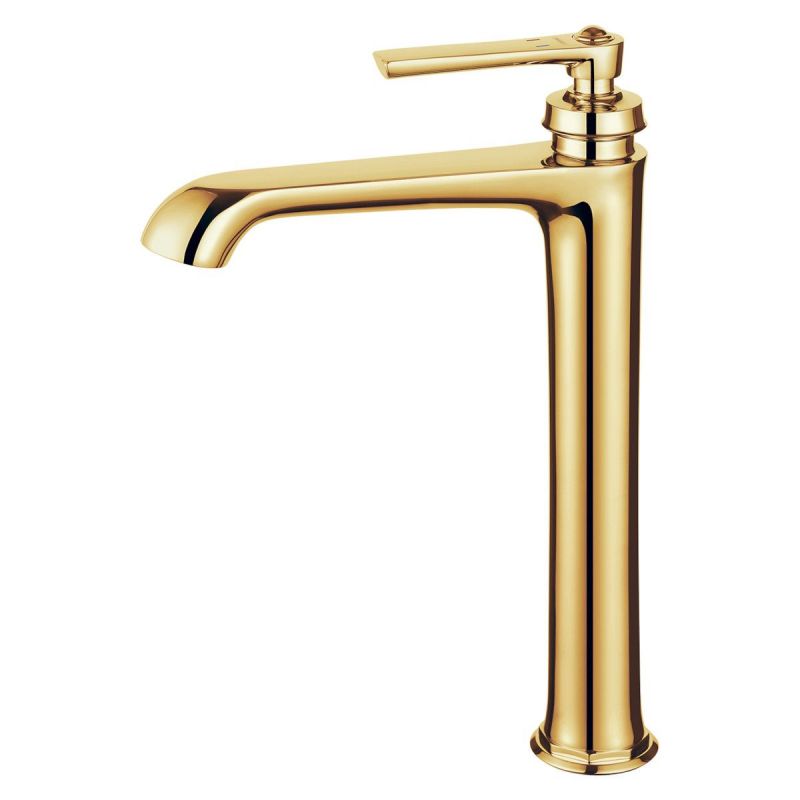 Baterie lavoar OMNIRES ARMANCE VINTAGE, finisaj PVD, Auriu, 32 cm, montaj pe blat
