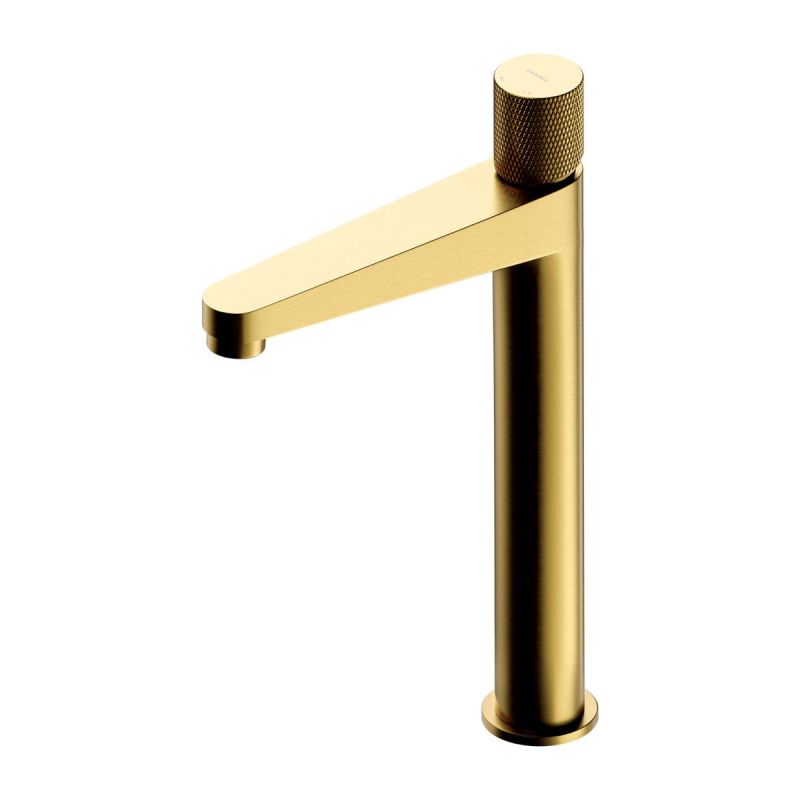 Baterie lavoar OMNIRES CONTOUR, Auriu, finisaj periat PVD, perlator, montaj pe blat