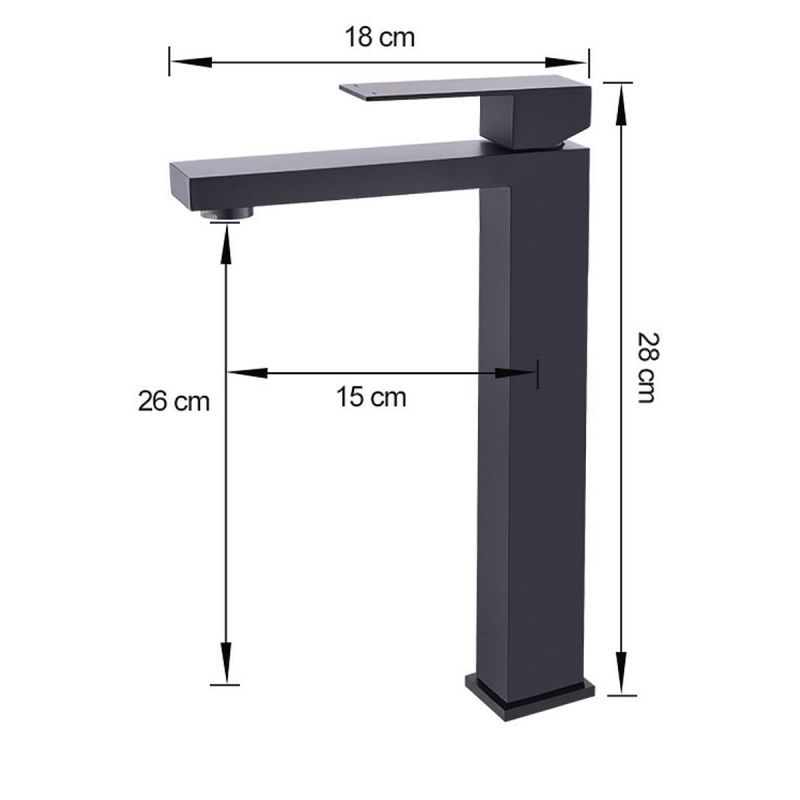 Baterie lavoar, perlator, montaj pe blat, Nichel Mat, inaltime 28 cm, Mira