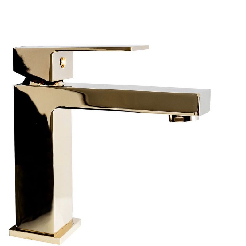 Baterie lavoar REA Fenix, montaj pe lavoar, perlator, finisaj L Gold