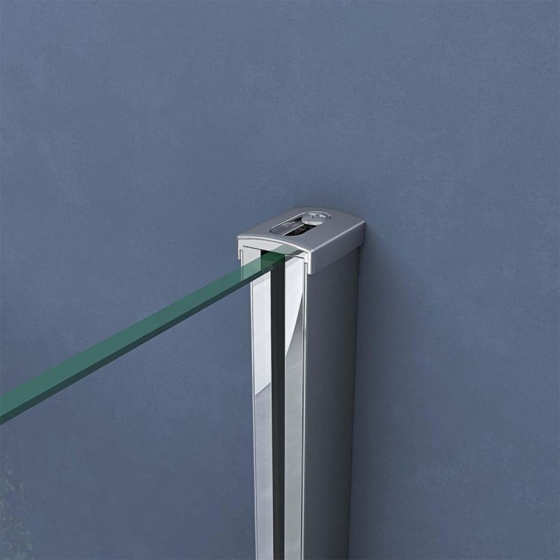 Cabina EGO-05, perete fix si usa Batanta, sticla securizata 6 mm, Transparenta, Dimensiuni 70-100x90-140 cm