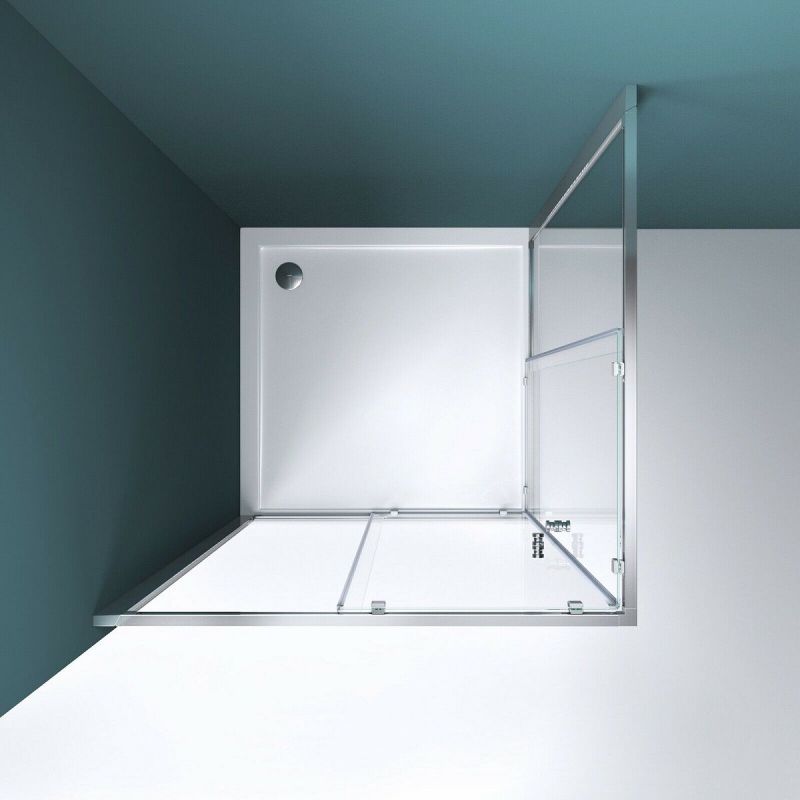 Cabina EGO-16, 2 usi Culisante, Sablata partial, dimensiune 80x80 cm