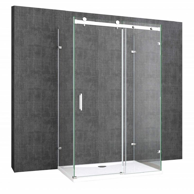 Cabina de dus, 3 laturi, Usa Glisanta, Sticla 8 mm, Tratament Nano, Dimensiuni la alegere, EGO-17-2U