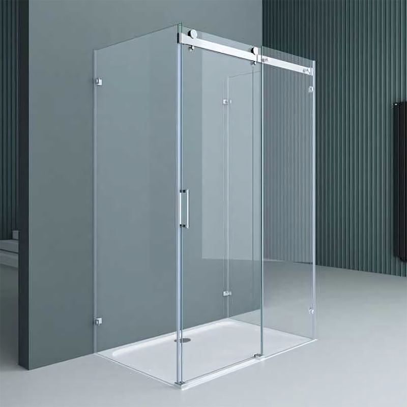 Cabina de dus, 3 laturi, Usa Glisanta, Sticla 8 mm, Tratament Nano, Dimensiuni la alegere, EGO-17-2U