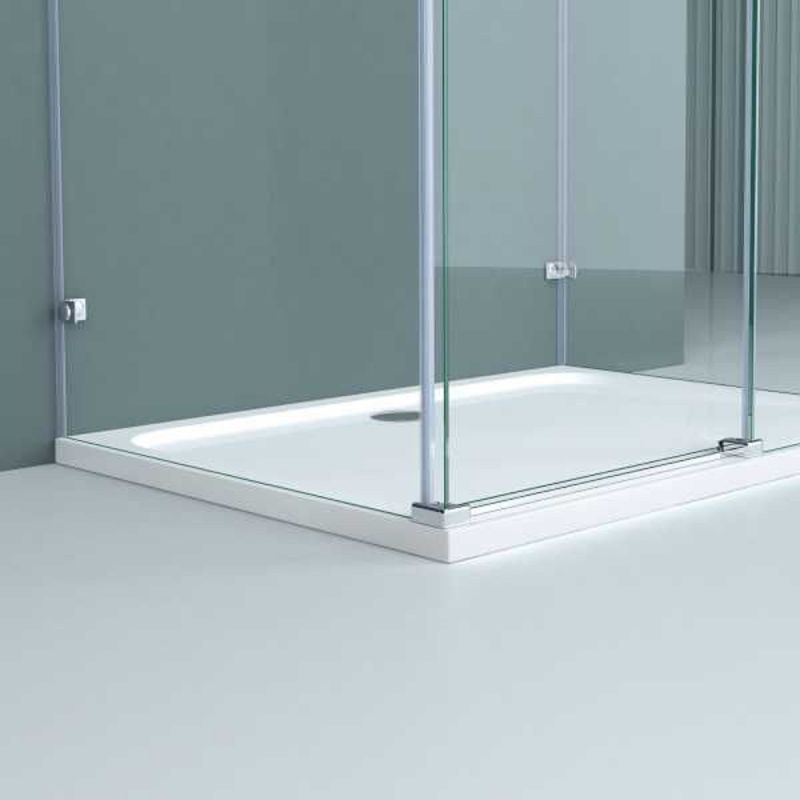Cabina de dus, 3 laturi, Usa Glisanta, Sticla 8 mm, Tratament Nano, Dimensiuni la alegere, EGO-17-2U