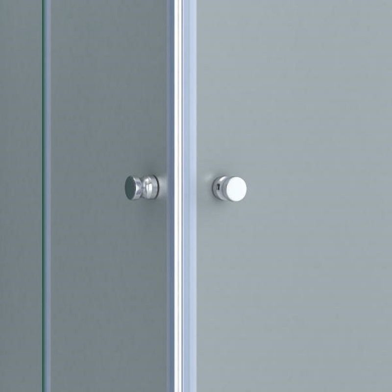 Cabina EGO-26, Usi Pliabile, sticla securizata 6mm, Sablata Partial, Dimensiuni la alegere
