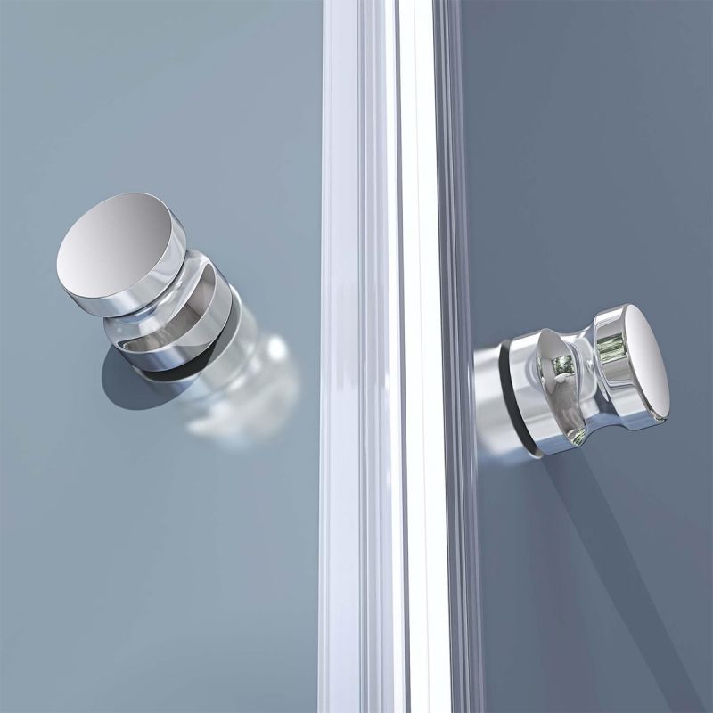 Cabina EGO-26, Usi Pliabile, sticla securizata 6mm, Transparenta, Dimensiuni la alegere
