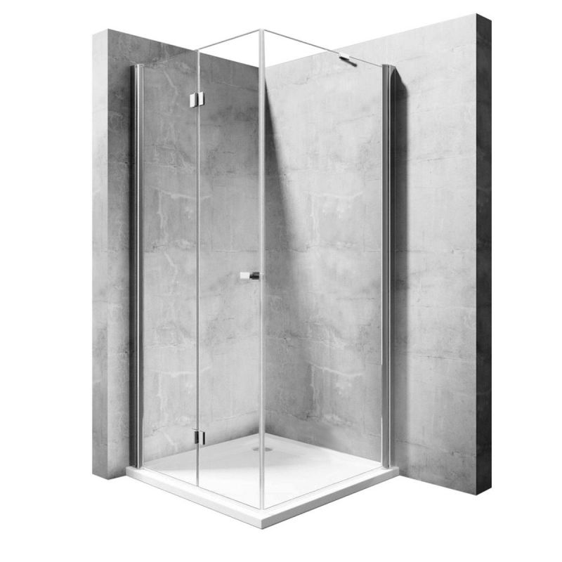 Cabina MY SPACE, perete fix si o usa Pliabila la perete, Easy Clean, dimensiune: 70x70x190 cm