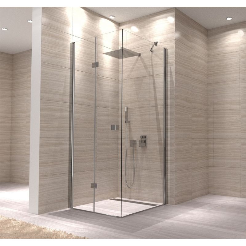 Cabina MY SPACE, perete fix si o usa Pliabila la perete, Easy Clean, dimensiune: 70x70x190 cm