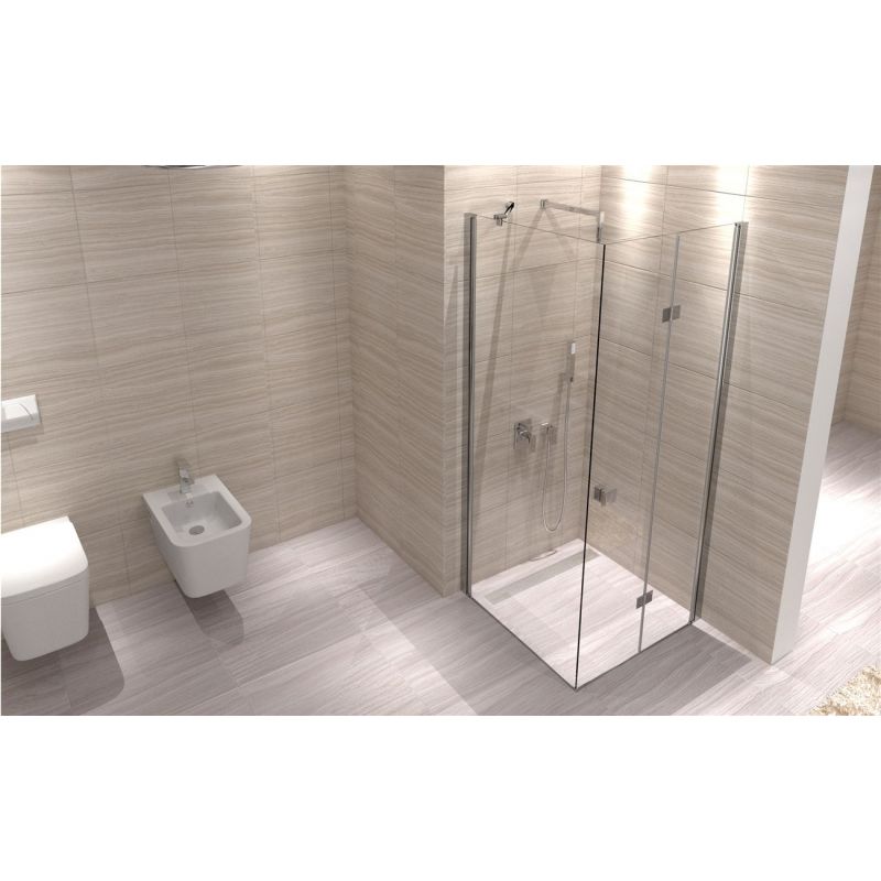Cabina MY SPACE, perete fix si o usa Pliabila la perete, Easy Clean, dimensiune: 70x70x190 cm
