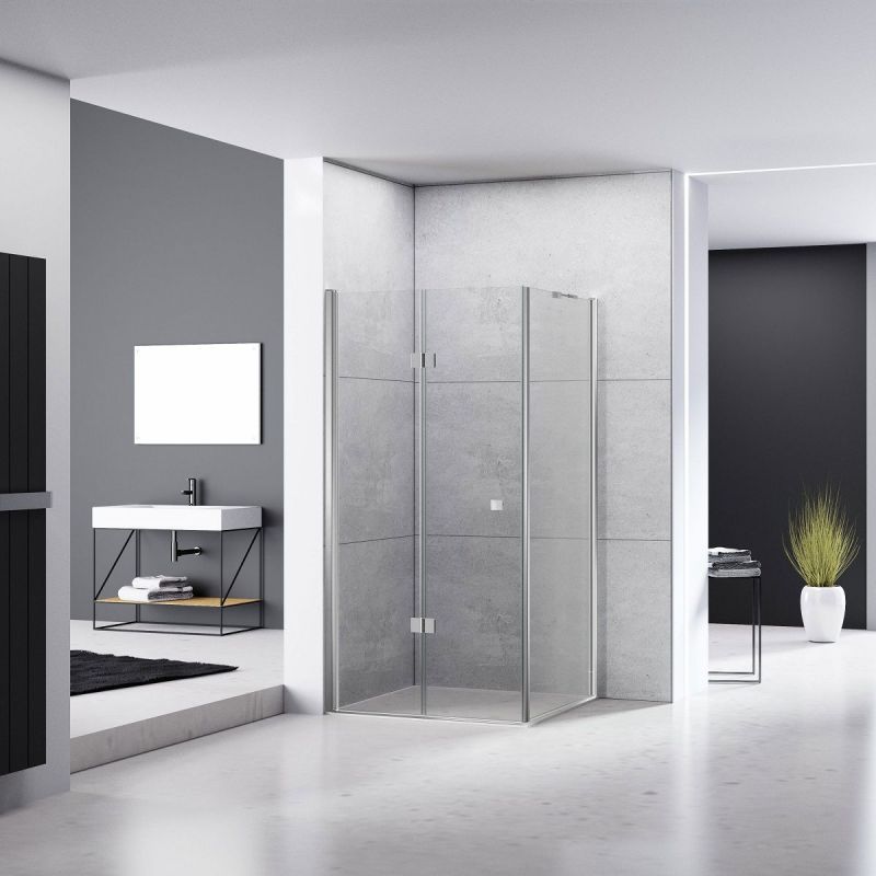 Cabina MY SPACE, perete fix si o usa Pliabila la perete, Easy Clean, dimensiune: 70x70x190 cm
