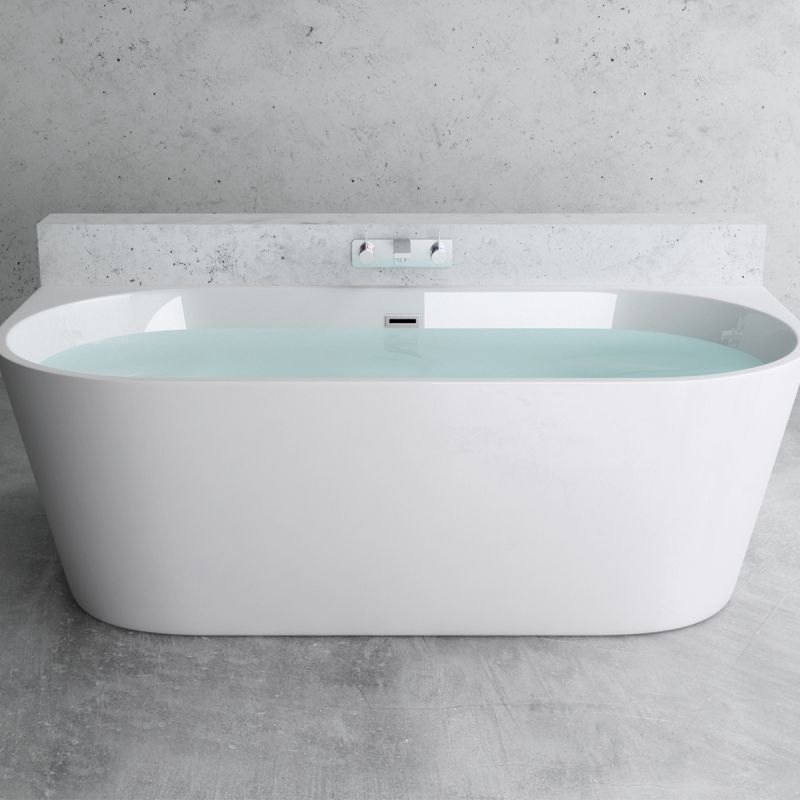 Cada de baie, Alb Lucios, acril termoactiv, freestanding, 170x75 cm, EGO 519