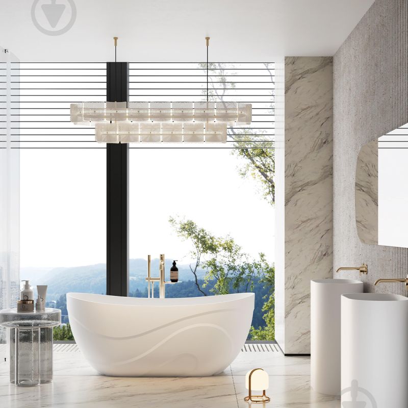 Cada de baie, compozit mineral, ventil inclus alb, freestanding, Alb Lucios,170x78 cm, Calista