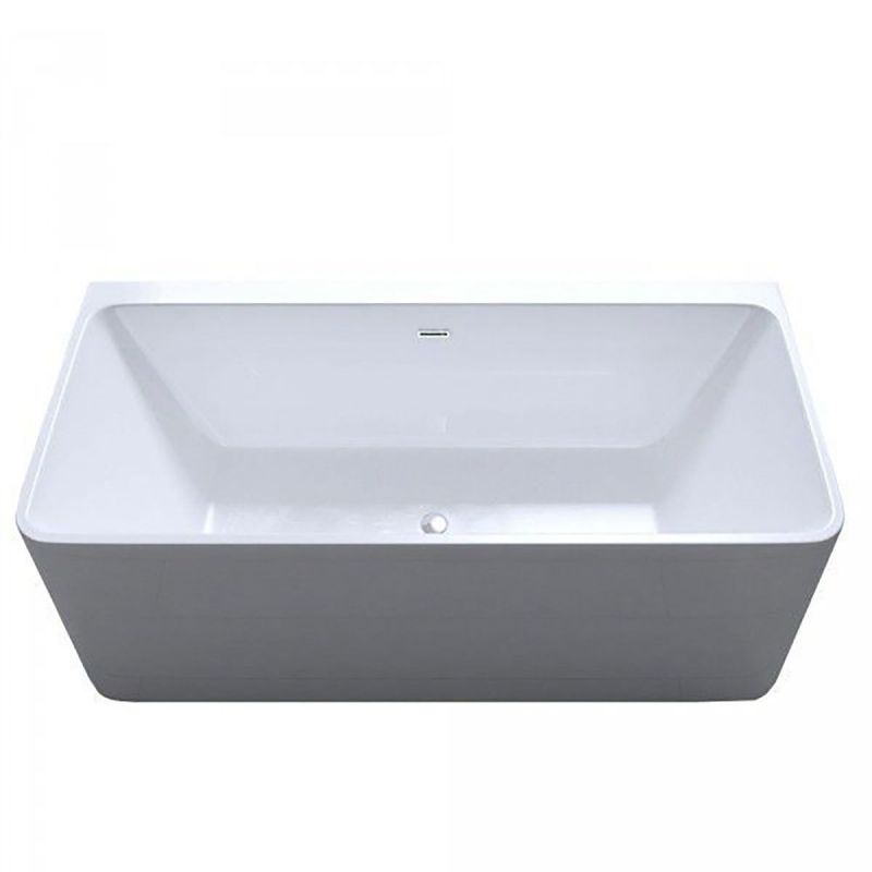 Cada de baie EGO 601, freestanding, 180 cm, acril sanitar, alb