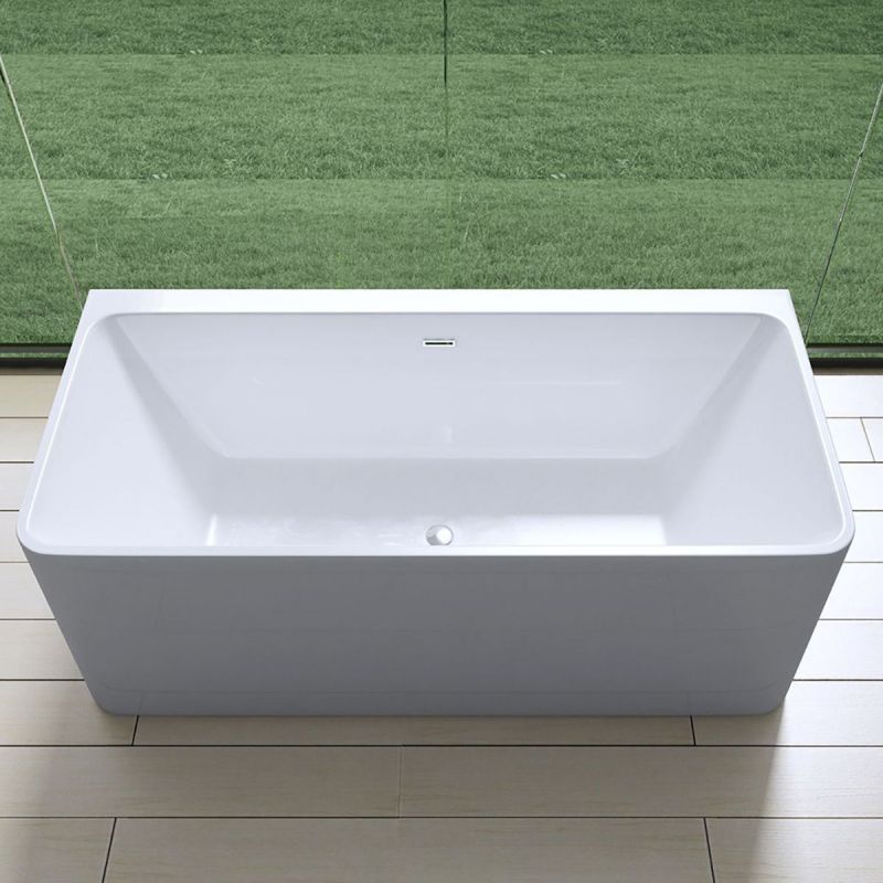 Cada de baie EGO 601, freestanding, 180 cm, acril sanitar, alb