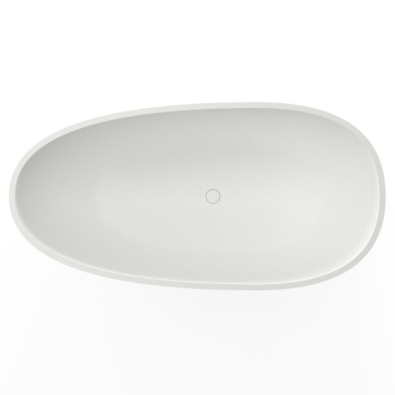 Cada de baie Ivete, Compozit Coroian, Alb Lucios, 169 cm, Izolare termica, Freestanding