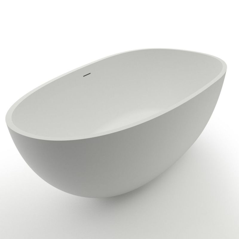 Cada de baie Ivete, Compozit Coroian, Alb Lucios, 169 cm, Izolare termica, Freestanding