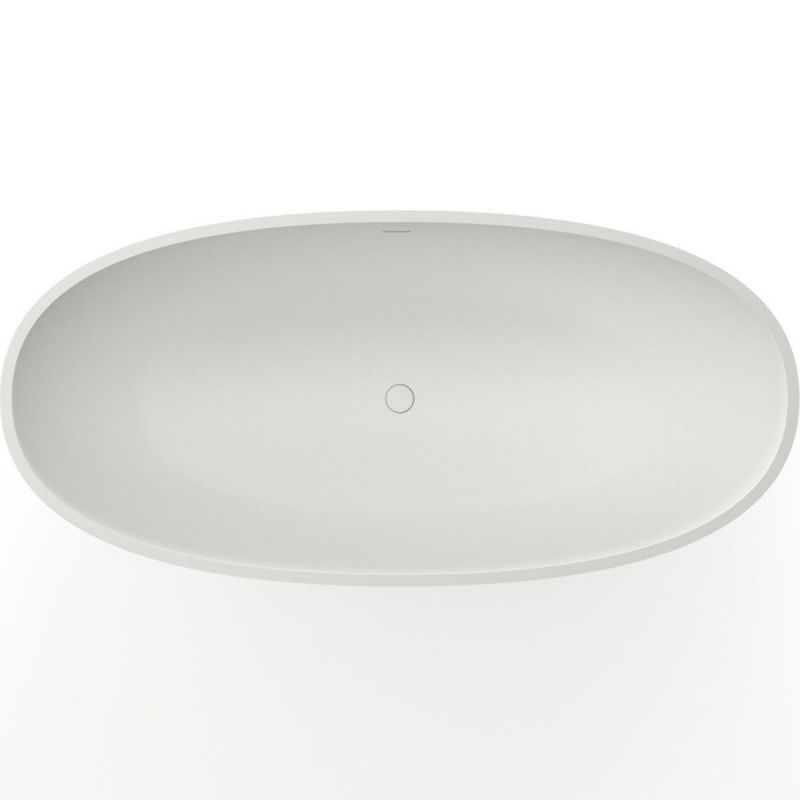 Cada de baie Lulu, Compozit Coroian, Alb, 170 sau 180 cm, Izolare termica, Freestanding