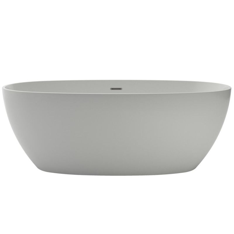 Cada de baie Zinon, Acril sanitar, Alb Lucios, 150, 160, 170 cm, izolare termica, freestanding