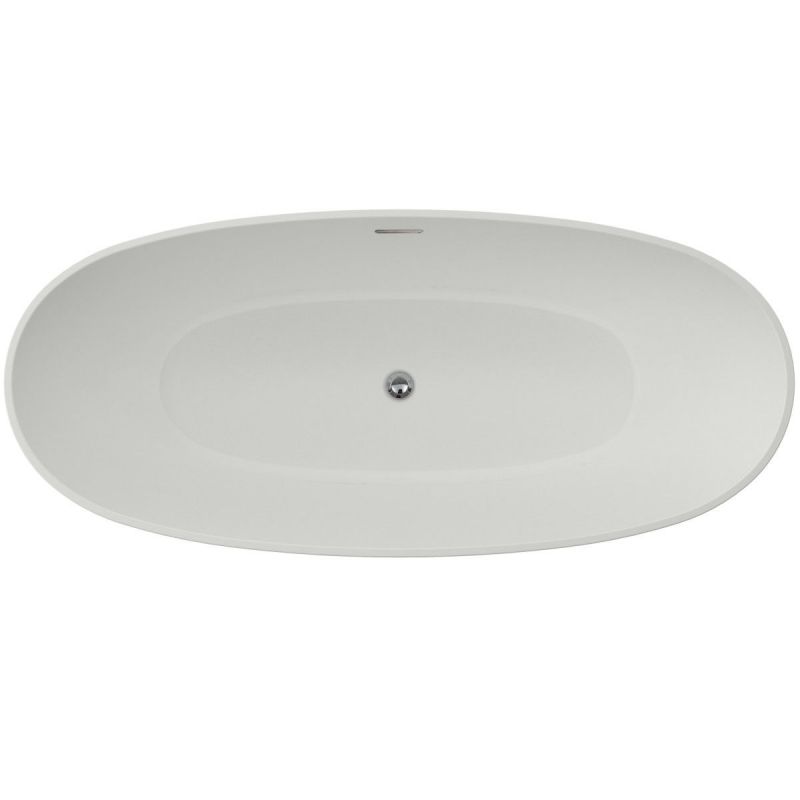 Cada de baie Zinon, Acril sanitar, Alb Lucios, 150, 160, 170 cm, izolare termica, freestanding