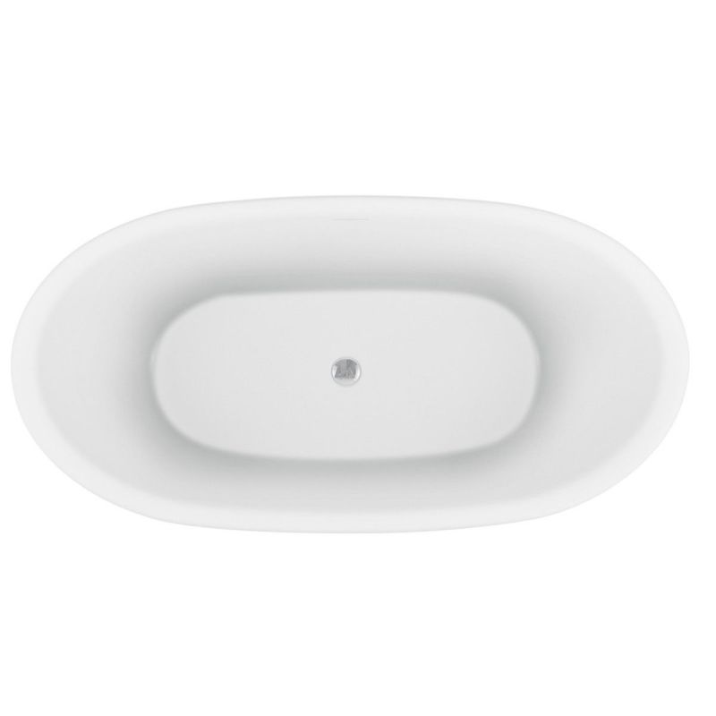 Cada Freestanding EGO Haiti, 170x78 cm, acril sanitar, alb lucios, design Minimalist