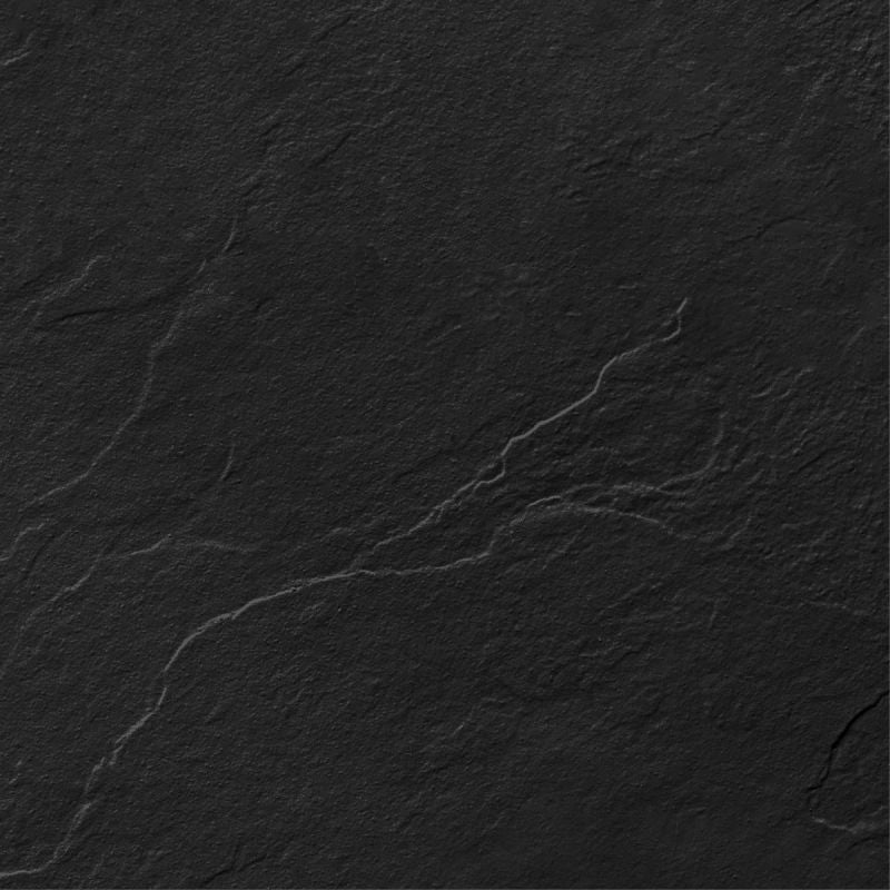 Cadita de dus, compozit mineral, dimensiuni 120x90 cm, inaltime 2.8 cm, decupabila, Negru, Gonzalo