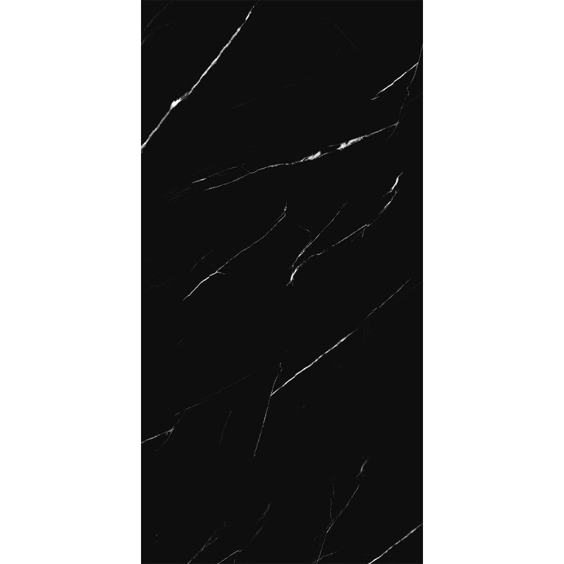Cadita de dus, Negru Marquina, finisaj Marble Mat, compozit mineral, dimensiuni 100-160x70-90 cm, decupabila, Antonio