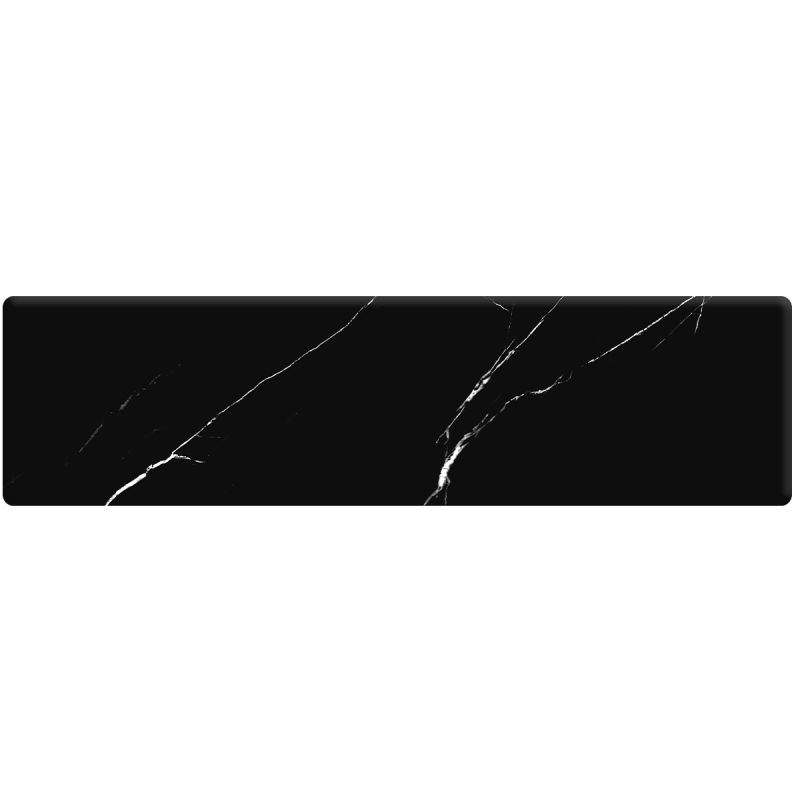 Cadita de dus, Negru Marquina, finisaj Marble Mat, compozit mineral, dimensiuni 100-160x70-90 cm, decupabila, Antonio