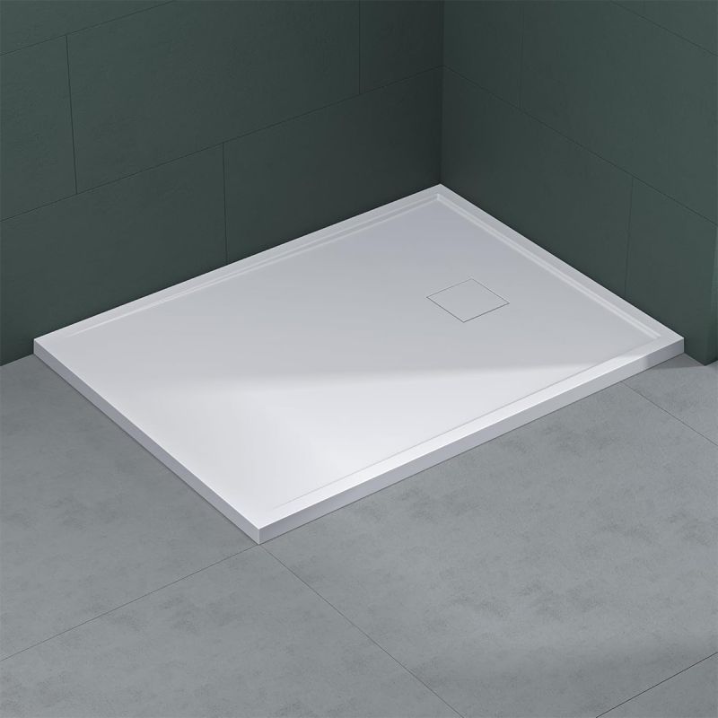 Cadita dus GEO8, compozit de marmura, rigola ascunsa, 5 cm inaltime, 80-90x120-140 cm