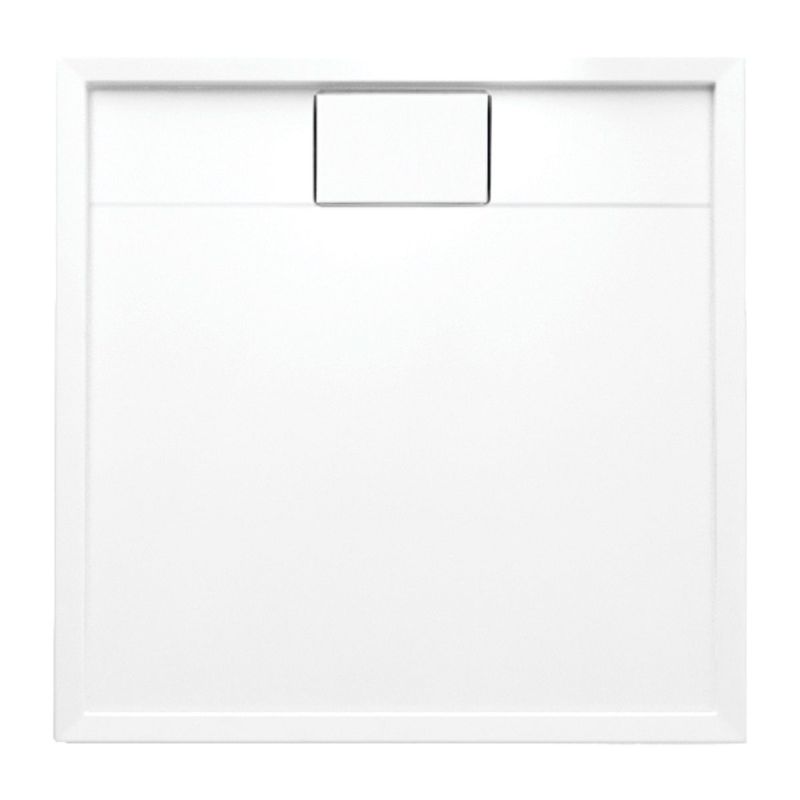 Cadita dus  OMNIRES BROOKLIN Resigilat, 90x90x5 cm, Alb lucios, acril sanitar