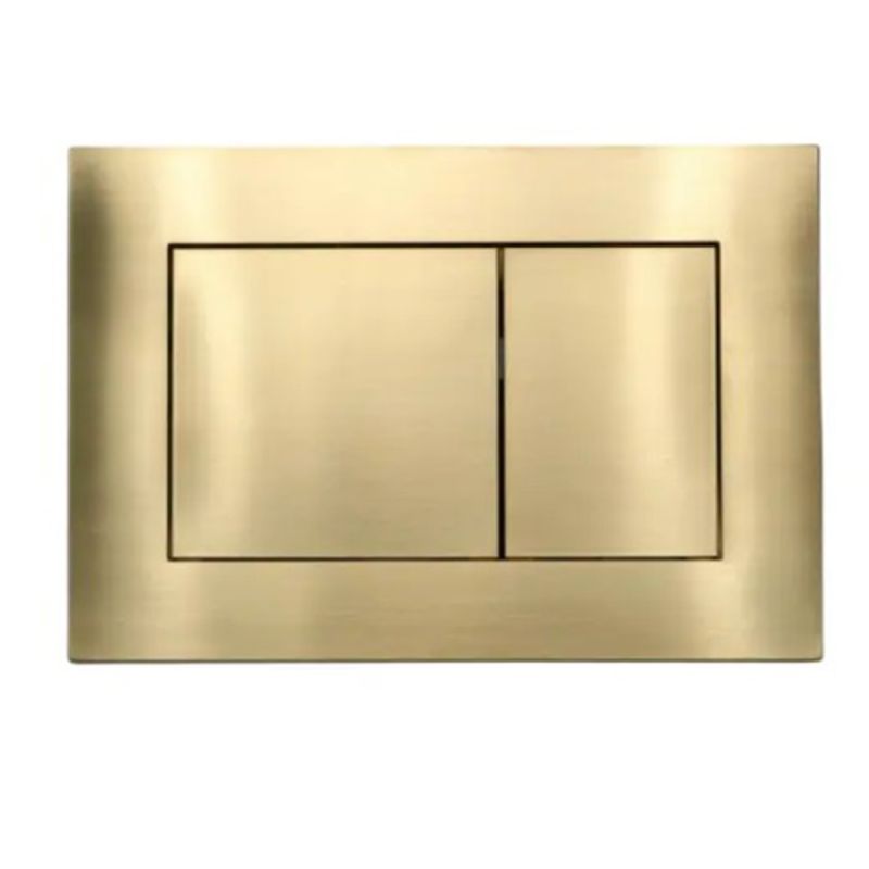 Cadru cu rezervor incastrat, latime de 50 cm, capacitate 3/8 litri, clapeta de actionare din aluminiu auriu mat