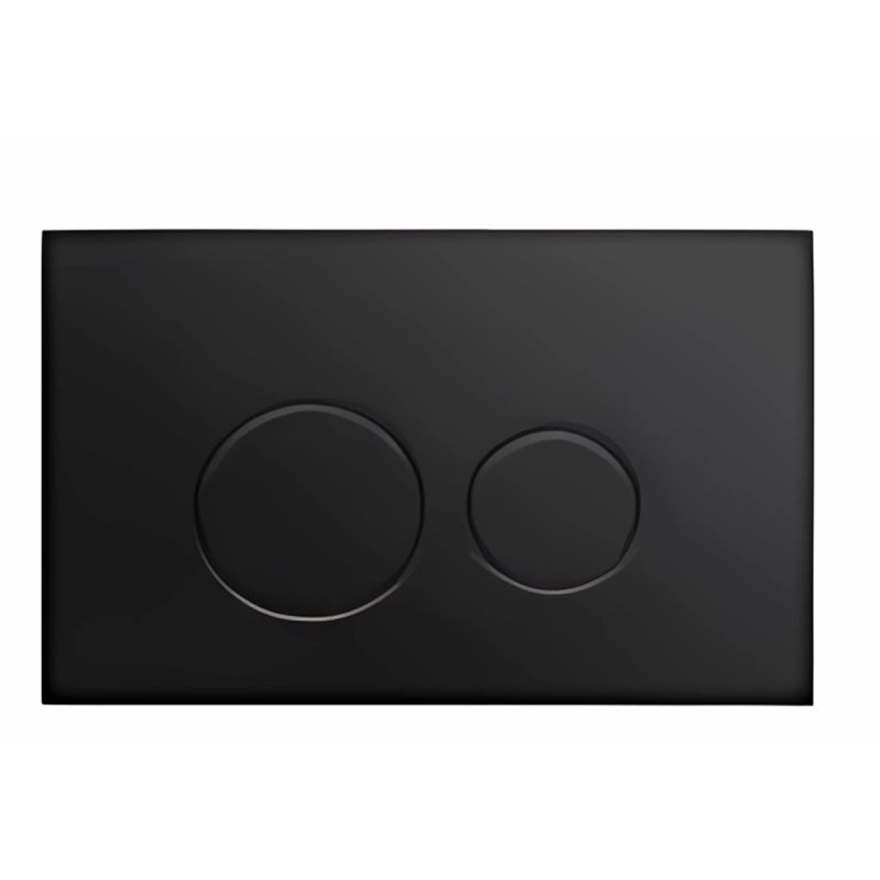 Cadru cu rezervor incastrat, latime de 50 cm, capacitate 3/8 litri, clapeta din aluminiu cu butoane rotunde negru mat