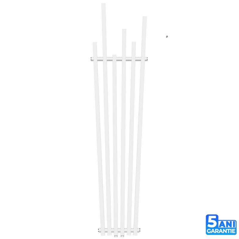 Calorifer Alb, 180x42cm , 687 W, 6 elementi, otel, design modern, Enes