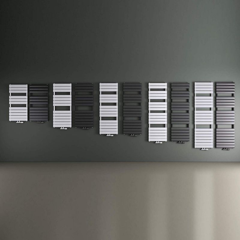 Calorifer EGO - Nadir, radiator Portprosop din otel, Alb sau Antracit, 100-120-140-160-180 cm
