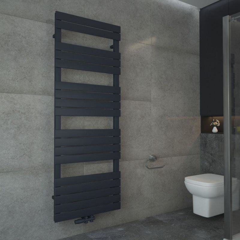 Calorifer EGO - Nadir, radiator Portprosop din otel, Alb sau Antracit, 100-120-140-160-180 cm