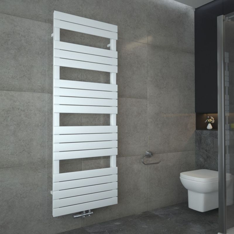 Calorifer EGO - Nadir, radiator Portprosop din otel, Alb sau Antracit, 100-120-140-160-180 cm