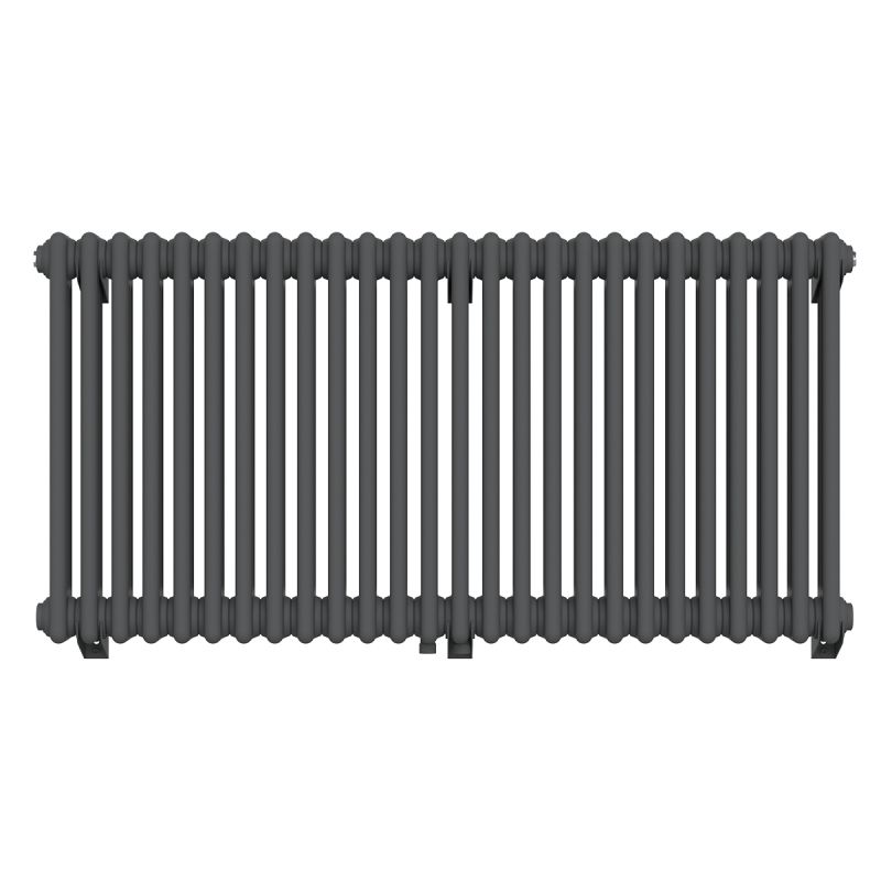 Calorifer orizontal din otel, 119x60 cm, 26 elementi, 1225 W, Antracit, Albion