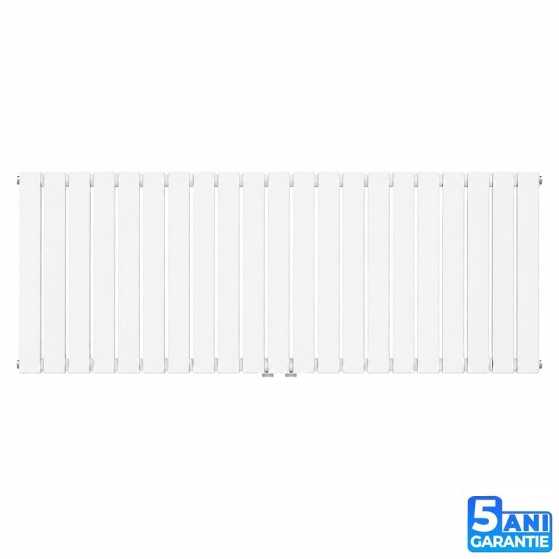 Calorifer, radiator Dublu din otel, Alb, 42 de elementi, 2107 W, 156x60 cm, Living sau Camera, Alesia