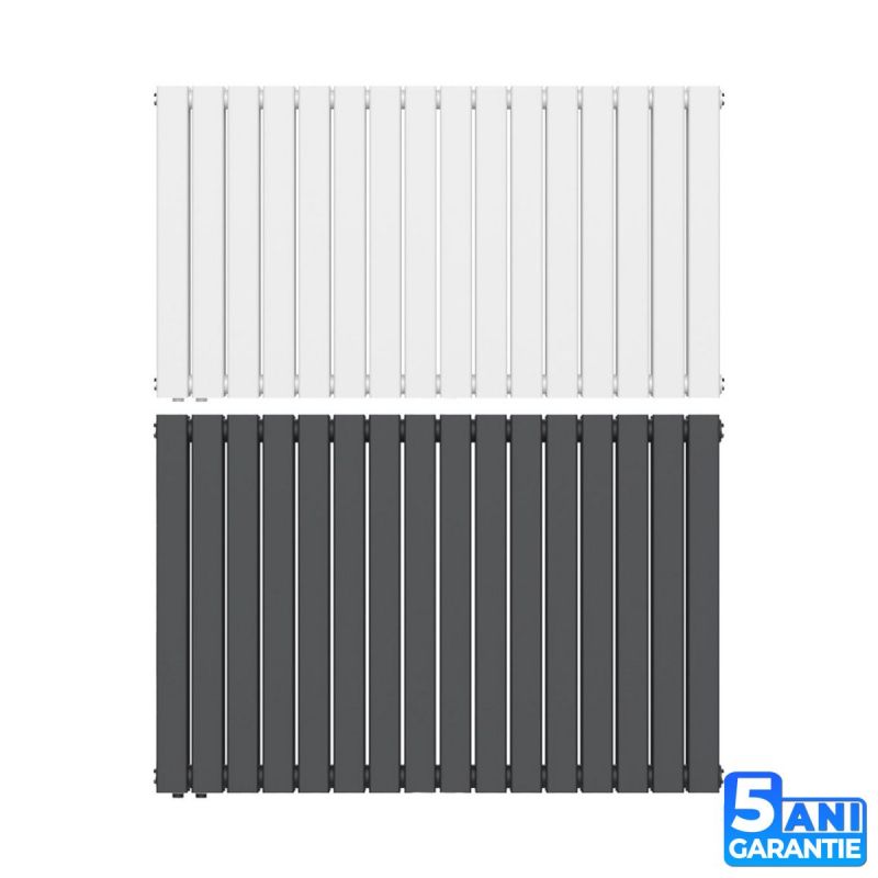 Calorifer, radiator Dublu din otel, Alb sau Antracit, 84, 107, 123 cm, Ego- Alesia, Living sau Camera